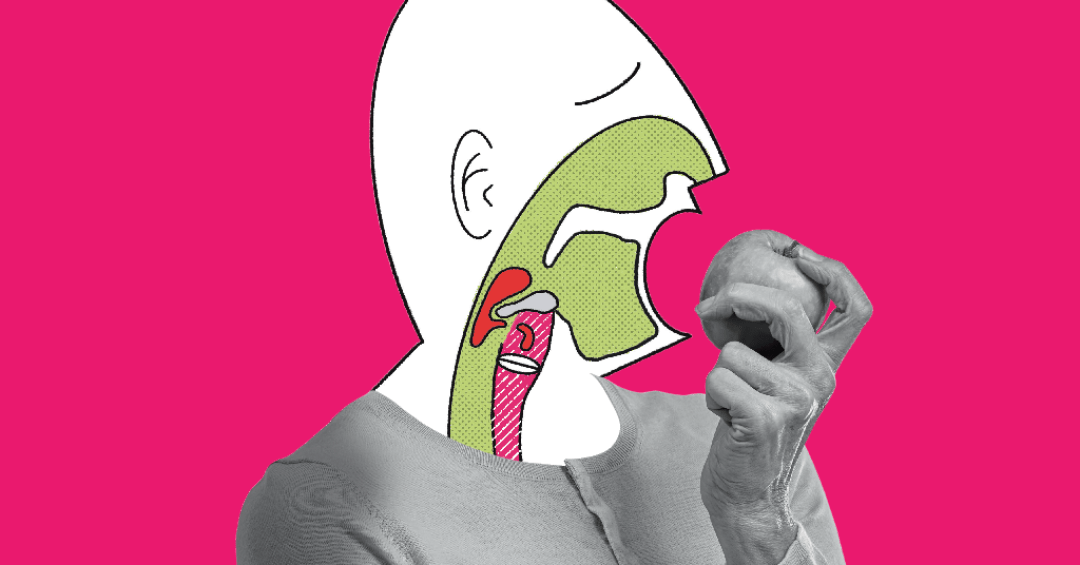 Dificuldade para engolir na velhice não é no...