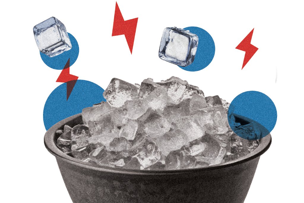 Banheiras de gelo são sucesso nas redes sociais.